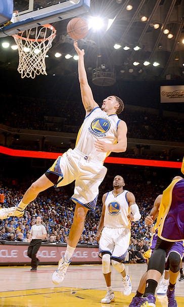 Thompson scores career-high 41 to lead Warriors past Lakers